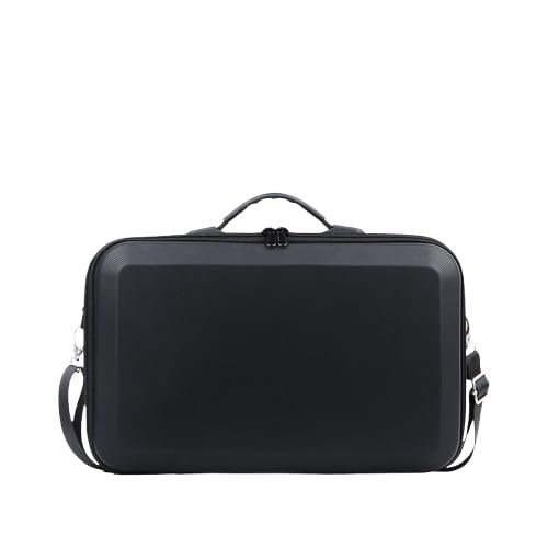 Szaerfa Travel Bag Case for NEO 2 Fly More Combo, Drone Accessories Carrying Storage Organizer Handbag Box PU Crossbody Pouch Large Capacity Housing Shell Sleeve(Only Case) (black)