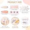 20PCS Cute Baby Snap Hair Cips for Girls, Floral Print Non Slip Wrapped Snap Hairpins for Hair Barrettes Hair Accessories for Baby Toddler Girls Kids view 2