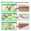 BlueWood Wooden Wall Busy Board Panels, Toddler Learning Activity Center, Montessori Philosophy Sensory, Educational Toys, Conducive to All-Round Development - Caterpillar view 3