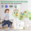 BlueWood Wooden Wall Busy Board Panels, Toddler Learning Activity Center, Montessori Philosophy Sensory, Educational Toys, Conducive to All-Round Development - Caterpillar view 4