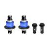 4140 Carbon Steel + Aluminum 7075 Alloy Front & Rear Differential Gear Set 12/30T for Arrma 1:18 Granite GROM / 1:14 Typhon GROM / 1:16 Mojave GROM/Quake GROM/Gorgon GROM - Blue view 1