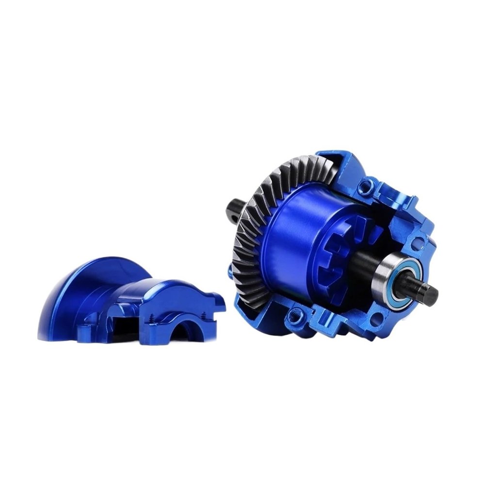 1Set #5680#5681#5379X #5382X Differential Assembly Upgrade Parts Compatible for RC Traxxas 1/10 Summit (56076-4)(Blue)