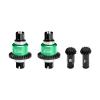 4140 Carbon Steel + Aluminum 7075 Alloy Front & Rear Differential Gear Set 12/30T for Arrma 1:18 Granite GROM / 1:14 Typhon GROM / 1:16 Mojave GROM/Quake GROM/Gorgon GROM - Green view 1