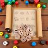 20Pcs Wooden D6 Dice Set, 20mm Round Corner, 6 Sided Gaming Dice for Adults Standard Game Dice view 3