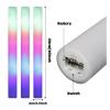 12/24Pcs Glow Sticks Bulk Colorful RGB LED Glow Foam Stick Cheer Tube Dark Light for Xmas Birthday Wedding Party Supplies(24pcs Pink) view 3