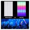 12/24Pcs Glow Sticks Bulk Colorful RGB LED Glow Foam Stick Cheer Tube Dark Light for Xmas Birthday Wedding Party Supplies(12pcs Yellow) view 4
