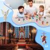 ajabavbd 40PCS Little Jesus Figures, 10 Color Tiny Jesus Figurines in Bulk, Mini Jesus Figure Religious Gifts, Christian Mothers Day Teacher Appreciation Gifts for Kids Women Mom (40PCS) view 4