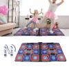 Aqur2020 Dance Pad with Flashing Arrows, 160x92cm PVC Music Dance Mat for TV Computer Connection and Family Fitness Game view 2