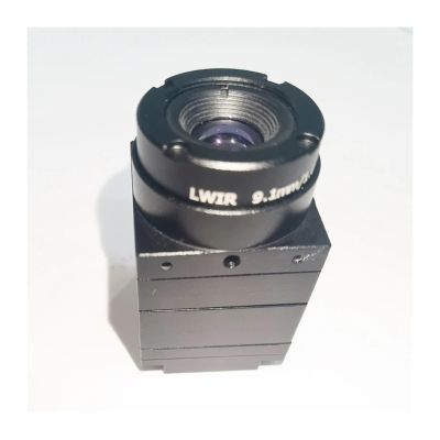 384 * 288 FPV Mini Thermal Camera CVBS Output Long Wave Uncooled Infrared Focal Plane Detector 12um Temperature Measurement(9.1mm Lens)