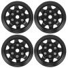 4 Pcs 1.55 Inch RC Beadlock Wheel Hub, RCl Hubs for AX90069 Crawlers, Strength Zinc y RC Hubs with 5 Hole Silver, Non ing (Black) view 1
