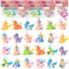 24 Pack Valentines Day Gifts for Kids  Unicorn Building Set & Cards  Valentines Party Favors for Classroom Exchange, STEM School Prizes, Bulk Non-Candy Goodie Bag Fillers, Boys & Girls Ages 6+ view 1