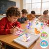 24 Pack Valentines Day Gifts for Kids  Unicorn Building Set & Cards  Valentines Party Favors for Classroom Exchange, STEM School Prizes, Bulk Non-Candy Goodie Bag Fillers, Boys & Girls Ages 6+ view 4