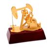 3D Electric Metal Oil Well Pump Jack Model, DIY Industrial Mechanical Model Toy Gift, Creative Desktop Ornament Decoration, Science Eductional Toy view 1
