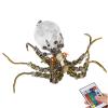3D Metal Puzzle for Adults, DIY Mechanical Assembly Octopus Metal Model Kits with Star Colors Lamps 3D Jigsaw Puzzles Desk Ornament view 1