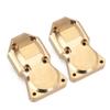 1 Pair RC Car Brass Differential Covers Front and Rear Heavy Duty Differential Axle Covers For Axial for SCX24 90081 1/24 Track Cars confident view 2