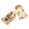 1 Pair RC Car Brass Differential Covers Front and Rear Heavy Duty Differential Axle Covers For Axial for SCX24 90081 1/24 Track Cars confident view 3
