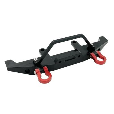 1Pcs RC Car Metal Anti-collision Front Bumper For WPL C14 C24 C24-1 1/16 4WD Truck Track Parts Accessories confident(Black)