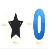zxyxka 17 Years Loved Banner Cheers To 17 Years Sign Blue Glitter for 17th Birthday Party Decorations Anniversary Decor Bunting Photo Booth Props view 2