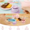 Silicone Tea Set for Toddler, Easy to Wash, 1set, Preschool Pretend Toy, Kids Role Play Game, Lightweight Design, for Boys Girls Kindergarten Playroom view 2