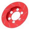 4pcs RC Brake Caliper, RC Simulation Wheel Aluminum Brake Disc, Performance System for 1.9 Inch Wheel, 1/10 RC Crawler Car Access, Compatible with (Red) view 3