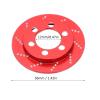 4pcs RC Brake Caliper, RC Simulation Wheel Aluminum Brake Disc, Performance System for 1.9 Inch Wheel, 1/10 RC Crawler Car Access, Compatible with (Red) view 4