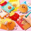 24 PACK Valentines Day Cards with Plush Keychains, Valentines Day Gifts for Kids Classroom,Kawaii Stuffed Keychain Toy for School Valentines Gifts Exchange,Valentine Party Favors Supply for Boys Girls view 4