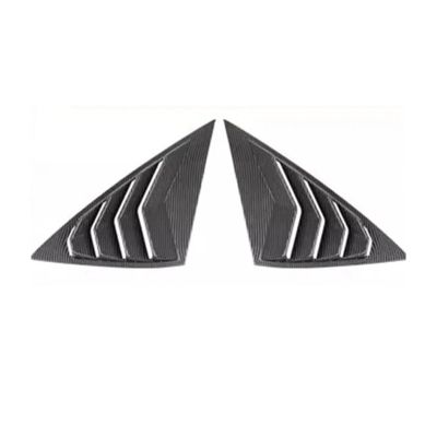 ZLJNFC Compatible with Qiyuan A05 Nevo 2024 2025 2026 Car Rear Spoiler Wing Side Window Triangle Cover(Carbon Look)