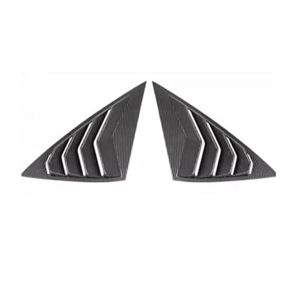 ZLJNFC Compatible with Qiyuan A05 Nevo 2024 2025 2026 Car Rear Spoiler Wing Side Window Triangle Cover(Carbon Look)