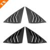 ZLJNFC Compatible with Qiyuan A05 Nevo 2024 2025 2026 Car Rear Spoiler Wing Side Window Triangle Cover(Carbon Look) view 3