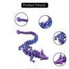 Florisun 3D Printed Dragon with Egg, Large Crystalynx Dragon Eggs with Dragon Inside, Cool Articulated 3 d Printed Dragon Best Decorations view 4