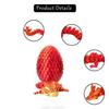 Florisun 3D Printed Dragon with Egg, Large Crystalynx Dragon Eggs with Dragon Inside, Cool Articulated 3 d Printed Dragon Fidget Toy for Boys Girls and Adults view 4