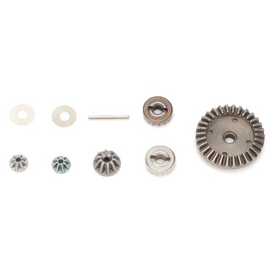 1/16 Metal Differential Gear Pinions with Drive Gear for 16889A 16889 SG1601 SG1602 M16103, RC Car Metal Differential, Aluminum y Replacement Parts for 1/16 Scale
