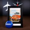 Stratosphere Model ANA Airbus A380 Flying Honu Orange Livery Diecast Aircraft 1:300 Scale, Limited Edition with Display Frame, Pins & Card Pack, Hawaiian Gift,Unique Gift for Men, Dad, Husband view 4