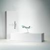 Stratosphere Model Cathay Pacific Airbus A350-900 Diecast Aircraft 1:300 Scale, Modern Wide-Body with Display Frame, Metal Pins & Card Pack, Asian Aviation Gift. view 1