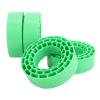 Keenso 1.55 Inch RC Car Tire Inserts, Double Layer Hollow Silicone Inner Fillers, Tear Proof Shock Absorption for Off Road, Water, Mud, Sand (Green) view 2