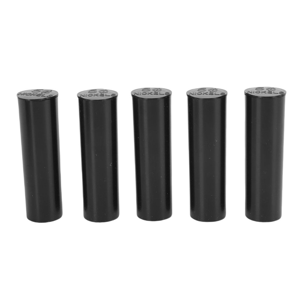 BAFOVY 25PCS US Storage Tubes Collecting Containers for US Cents with Clearly Marked Lids ABS Material 40 Capacity (Fit 5 Cents)