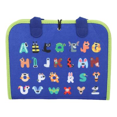 Asixxsix Felt Activity Book, Sensory Board Toy with Detachable Felt Pieces for Toddlers 0 6, Educational Learning Fine Motor Skills Developing DIY Storytelling