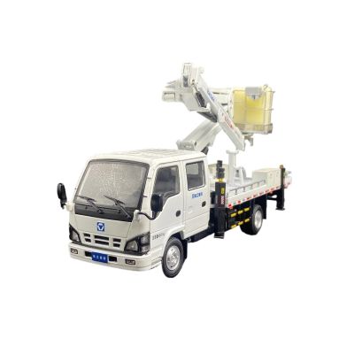 1:35 for GKH23 Crane Lift Aerial Work Platform Alloy Collectible Car Model Transport Vehicles