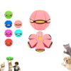 2026 New Children's Bouncing Ball, Magic Metaball, Magic Flying Saucer, Bouncy Ball, Parent-Child Interaction, Dual Form Freely Switchable, with 6 Light (Macaron Pink) view 1