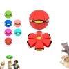 2026 New Children's Bouncing Ball, Magic Metaball, Magic Flying Saucer, Bouncy Ball, Parent-Child Interaction, Dual Form Freely Switchable, with 6 Light (Red) view 1