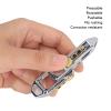 Aqur2020 Magnet Hand Double Push Toy Portable Sensory Stress Relief Slider with Storage Bag, Metal Fidget Tool for Anxiety Relief and Enhancement, Tactile Push Slider for Office Desk Use view 3