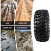 4PCS 1.9Inch Beadlock Honeycomb Rims and Voodoo Tire Set for 1/10 TRX4 TRX6 SCX10 RC Crawler Car (Blue) view 4