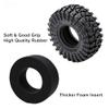 4PCS 1.9Inch Beadlock Honeycomb Rims and Voodoo Tire Set for 1/10 TRX4 TRX6 SCX10 RC Crawler Car (Titanium) view 3
