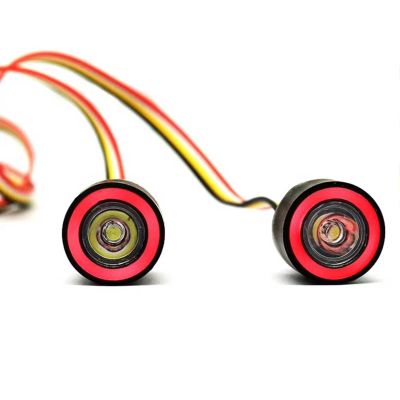 RC lights kit For 20mm Angel-Eye Headlights Energy Saving Head Lamp RC-Crawler Truck Car Toy Upgrade Replacement Accessories