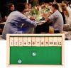 Aqur2020 Shut The Box Dice Game, 12 Number Pine Wood Board Game with Rotating Base for Bars KTV Tea House Classic Family Pub Entertainment view 4