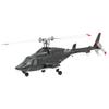 A61 Air-wolf RC Helicopter for Adults, A61 1/52 Scale Air-wolf 2.4G 4CH Single Rotor Flybarless Mini RC Helicopter Model with Optical Flow Altitude Hold, Gift for Adults Beginners (Black and White) view 2