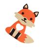 YARNOW Silicone Teether Soft Teething Plaything Cartoon Fox Design for Boys and Smooth Surface with Rounded Edges Gum Massage Aid for Healthy Tooth Growth view 1