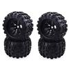 17mm Wheel & 170mm Wheels Tires for HPI Savage XL Mounted GT Flux HSP ZD Racing 1/8 Truck,4Pcs view 1
