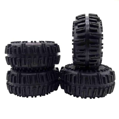 4pcs Crawler 2.2 inch Tires Soft 128mm Tyre with Foams for Axial Wraith SCX10-4 2.2 Wheel
