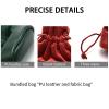Altriapendragon Stylish Velvets And PU Drawstring Pouches For Organizing Tarots Card Dices Compacts Protective Carry Bag For Travel Portables Tarots Dices Carriers view 3